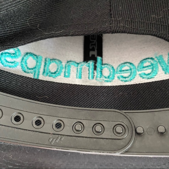 Weedmaps Black Snapback Hat - Picture 4 of 4